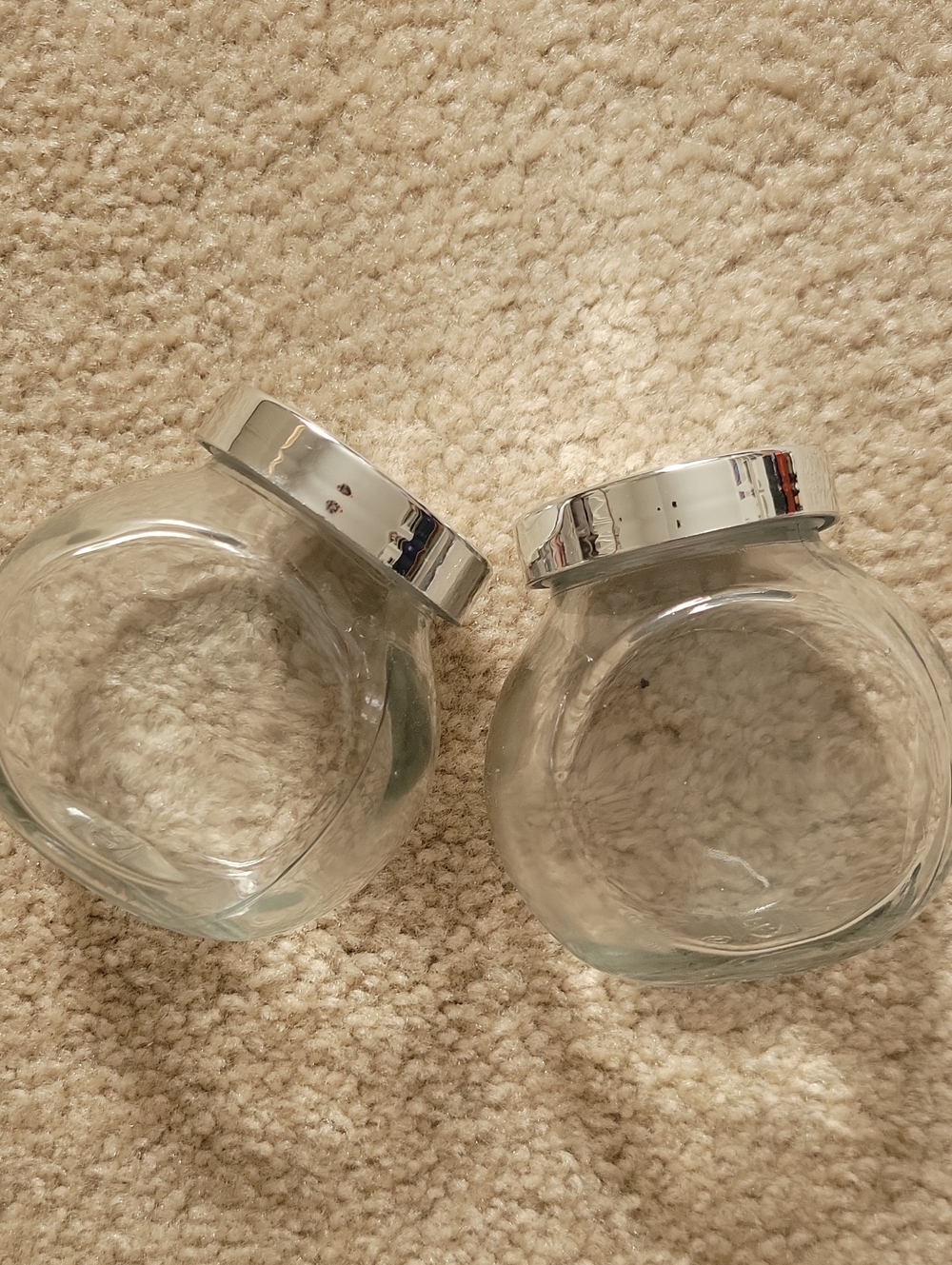 Free W Any Purchase! Set of Two Glass Spice Containers